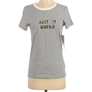 NWT Just in Queso Bow & Drape Short Sleeve T-Shirt‎ Size M